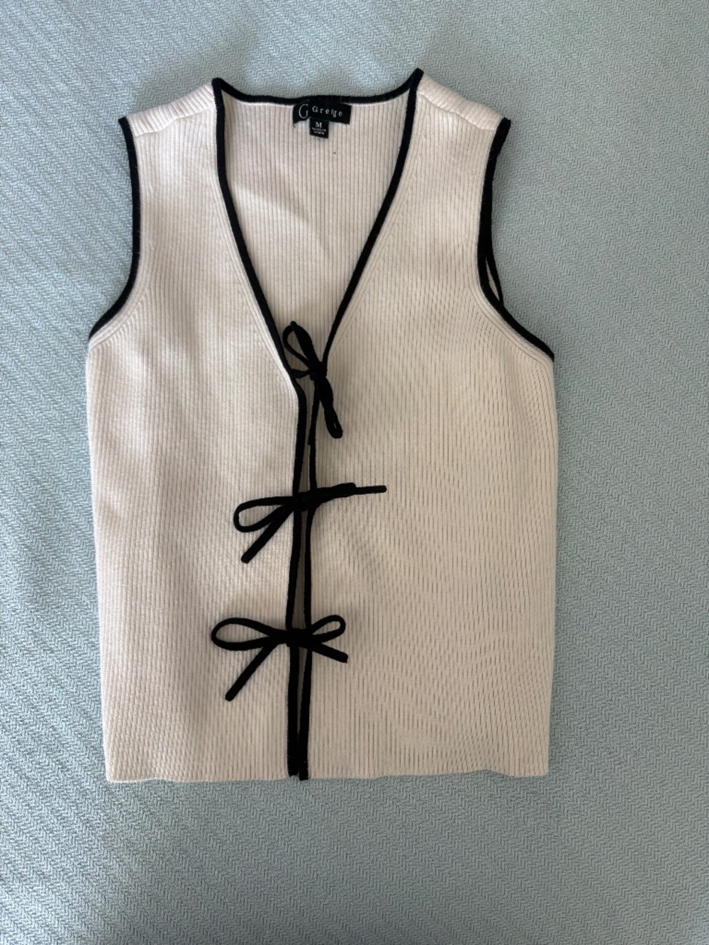 Tie-Up Sweater Vest
